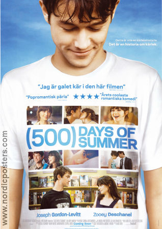 500 Days of Summer 2009 poster Joseph Gordon-Levitt Zooey Deschanel Geoffrey Arend Marc Webb Romantik