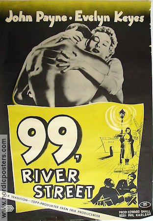 99 River Street 1954 poster John Payne Evelyn Keyes Phil Karlson Film Noir