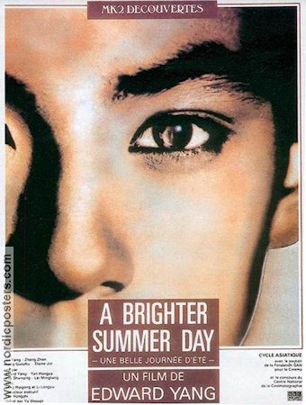 A Brighter Summer Day 1991 poster Edward Yang Filmen från: Taiwan
