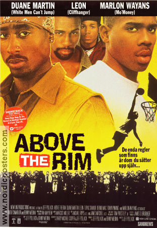 Above the Rim 1994 poster Duane Martin Tupac Shakur Leon Jeff Pollack Sport