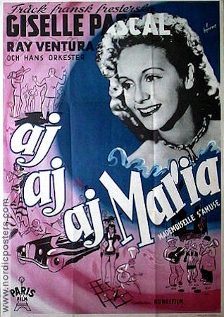 Aj aj aj Maria 1949 poster Gisele Pascal Ray Ventura