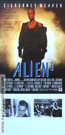 Alien 3 1992 poster Sigourney Weaver Charles S Dutton Charles Dance David Fincher