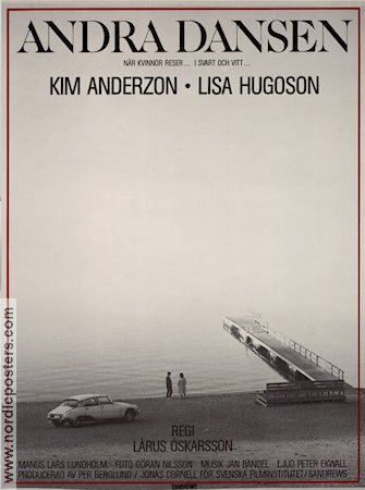 Andra dansen 1983 poster Kim Anderzon Lisa Hugosson Larus Oskarsson Strand