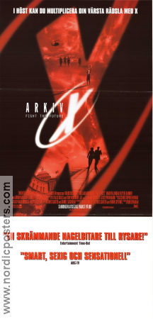 Arkiv X 1998 poster David Duchovny Gillian Anderson John Neville Rob Bowman Från TV