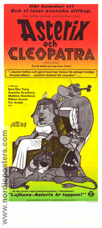 Asterix och Cleopatra 1968 poster Roger Carel René Goscinny Hitta mer: Asterix Animerat