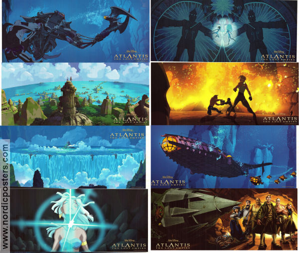 Atlantis 2001 lobbykort Michael J Fox Gary Trousdale Animerat