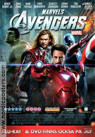 The Avengers 2012 poster Robert Downey Jr Chris Evans Scarlett Johansson Joss Whedon Hitta mer: Marvel
