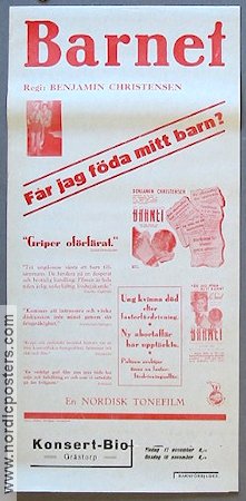 Barnet 1940 poster Benjamin Christensen Danmark