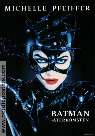 Batman återkomsten 1992 poster Michelle Pfeiffer Tim Burton Hitta mer: Batman Hitta mer: DC Comics Katter Damer
