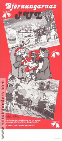 Björnungarnas jul 1970 poster Hal Smith Tony Benedict Animerat