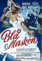 Blå masken 1953 poster Marika Rökk