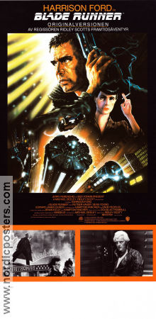 Blade Runner 1982 poster Harrison Ford Sean Young Rutger Hauer Ridley Scott