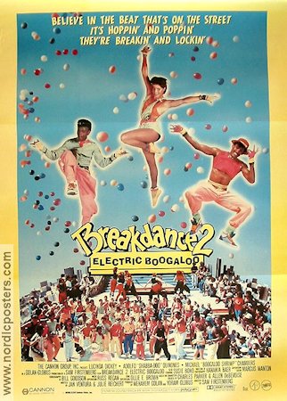 Breakdance 2 Electric Boogaloo 1984 poster Lucinda Dickey Dans