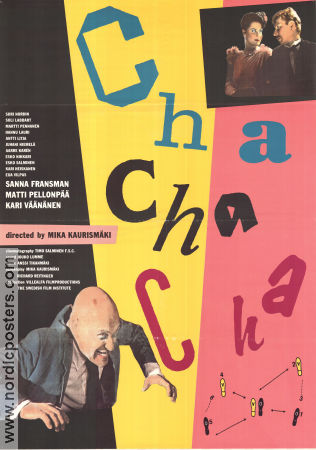 Cha Cha Cha 1989 poster Sanna Fransman Matti Pellonpää Kari Väänänen Mika Kaurismäki Finland Dans