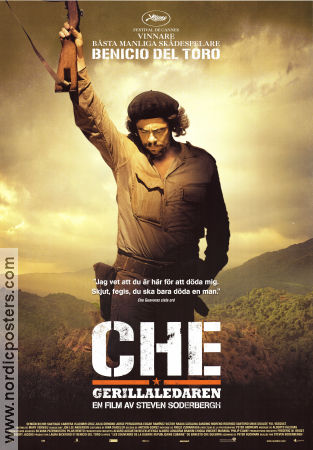 Che gerillaledaren 2009 poster Benicio Del Toro Julia Ormond Steven Soderbergh Hitta mer: Che Guevara Politik