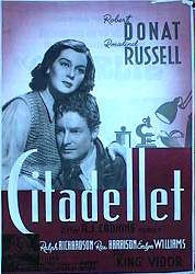 Citadellet 1939 poster Robert Donat Rosalind Russell King Vidor