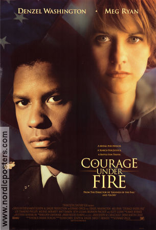 Courage Under Fire 1996 poster Denzel Washington Meg Ryan Lou Diamond Phillips Edward Zwick