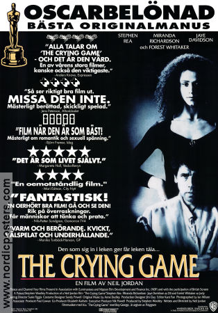 The Crying Game 1992 poster Stephen Rea Miranda Richardson Neil Jordan