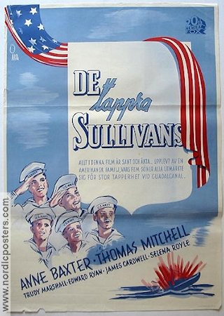 De tappra Sullivans 1945 poster Anne Baxter