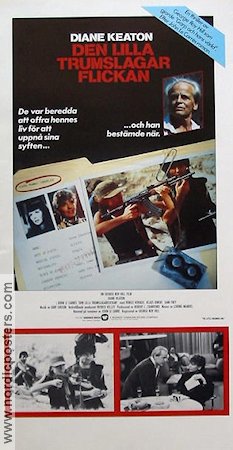 Den lilla trumslagarflickan 1984 poster Diane Keaton Klaus Kinski Text: John Le Carré