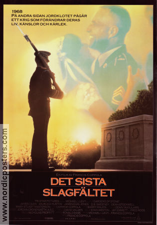 Det sista slagfältet 1987 poster James Caan Anjelica Huston James Earl Jones Francis Ford Coppola