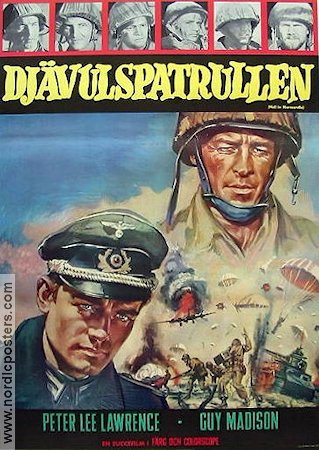 Djävulspatrullen 1968 poster Peter Lee Lawrence Guy Madison Erika Blanc Alfonso Brescia Hitta mer: Nazi Krig