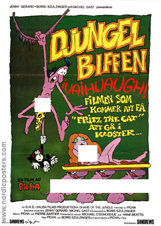 Djungelbiffen 1980 poster Picha Animerat