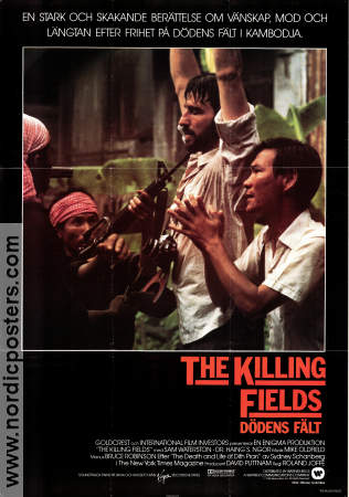 Dödens fält 1984 poster Sam Waterston Haing S Ngor John Malkovich Roland Joffe Asien