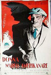 Donna Marias amerikanare 1923 poster Wallace Reid