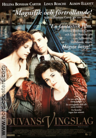 Duvans vingslag 1997 poster Helena Bonham Carter Linus Roache Alison Elliott Iain Softley Romantik