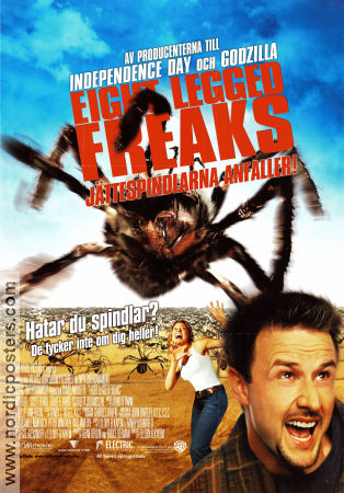 Eight Legged Freaks 2002 poster David Arquette Kari Wuhrer Scott Terra Ellory Elkayem Insekter och spindlar