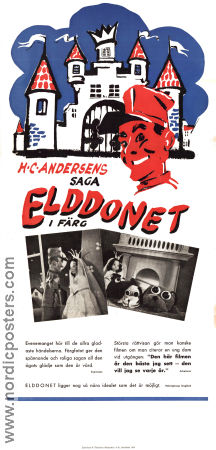 Elddonet 1951 poster Bengt Eklund Helge Hagerman Text: H C Andersen Animerat