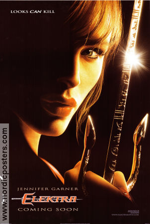 Elektra 2005 poster Jennifer Garner Goran Visnjic Will Yun Lee Rob Bowman Hitta mer: Marvel Från serier