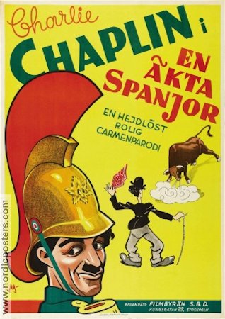 En äkta spanjor 1915 poster Charlie Chaplin Edna Purviance Hitta mer: Silent movie