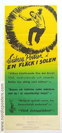 En fläck i solen 1961 poster Sidney Poitier