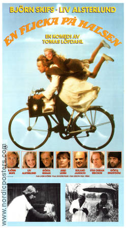 En flicka på halsen 1982 poster Björn Skifs Gösta Engström Stig Ossian Ericson Cyklar