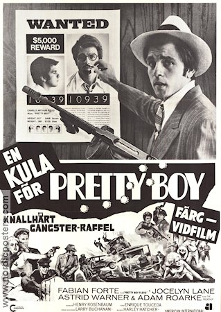 En kula för Pretty Boy 1970 poster Fabian Jocelyn Lane Astrid Warner Larry Buchanan Maffia