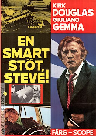 En smart stöt Steve 1972 poster Kirk Douglas Giuliano Gemma Florinda Bolkan Michele Lupo