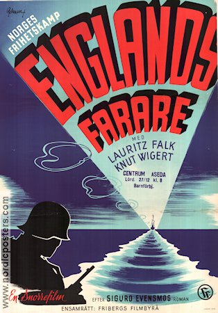 Englandsfarare 1946 poster Lauritz Falk Hitta mer: Nazi Norge