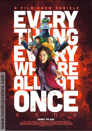 Everything Everywhere All at Once 2022 poster Michelle Yeoh Stephanie Hsu Jamie Lee Curtis Daniel Kwan Asien