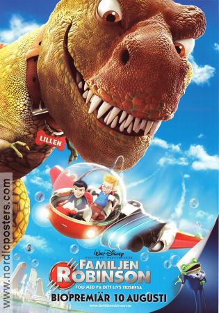 Familjen Robinson 2007 poster Daniel Hanse Stephen J Anderson Animerat Dinosaurier och drakar