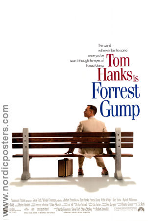 Forrest Gump 1994 poster Tom Hanks Robin Wright Gary Sinise Sally Field Robert Zemeckis