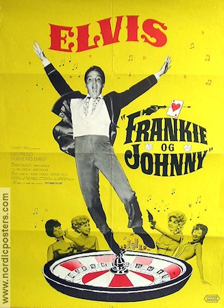 Frankie and Johnny 1966 poster Elvis Presley Donna Douglas Rock och pop Gambling