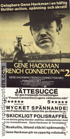 The French Connection 2 1975 poster Gene Hackman Fernando Rey John Frankenheimer Poliser