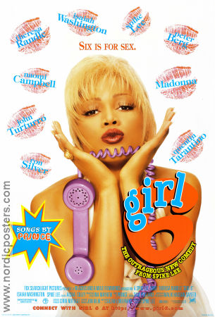Girl 6 1996 poster Theresa Randle Isaiah Washington Spike Lee Telefoner