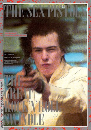 The Great Rock n Roll Swindle 1979 poster Sex Pistols Sid Vicious Rock och pop Punk