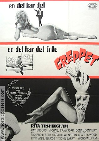 Greppet 1965 poster Rita Tushingham Ray Brooks Michael Crawford Richard Lester