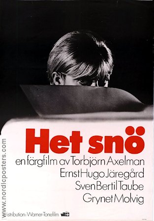Het snö 1969 poster Grynet Molvig Ernst-Hugo Järegård Sven-Bertil Taube