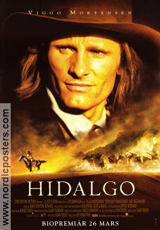 Hidalgo 2004 poster Viggo Mortensen Omar Sharif Zuleikha Robinson Joe Johnston