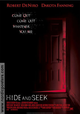 Hide and Seek 2004 poster Robert De Niro Dakota Fanning Famke Janssen John Polson